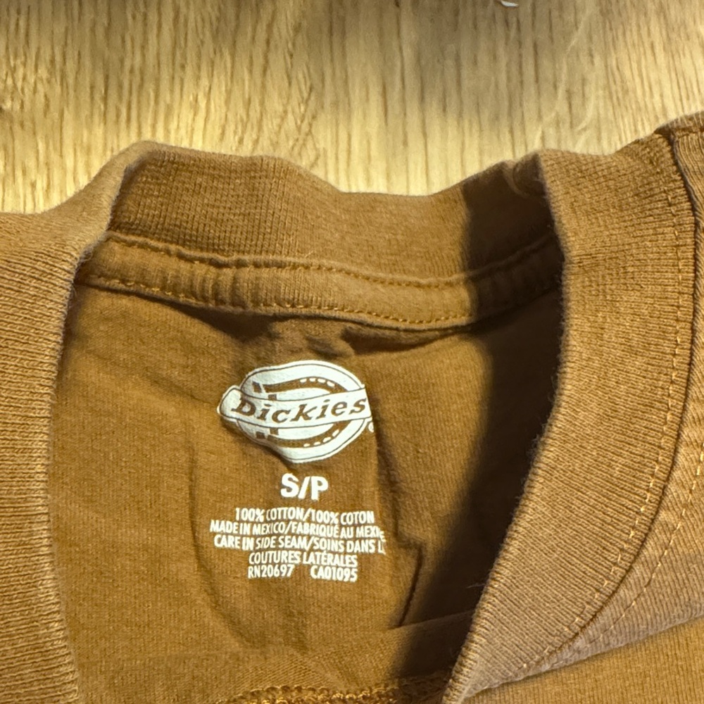 Dickies Casual T-Shirts in Black, Tan, and Blue - Picture 3 of 7